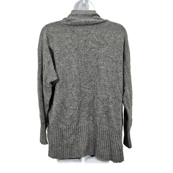 J. Crew Cardigan Women's S Wool Cashmere Gray Coastal Academia Quiet Luxury - Picture 2 of 12